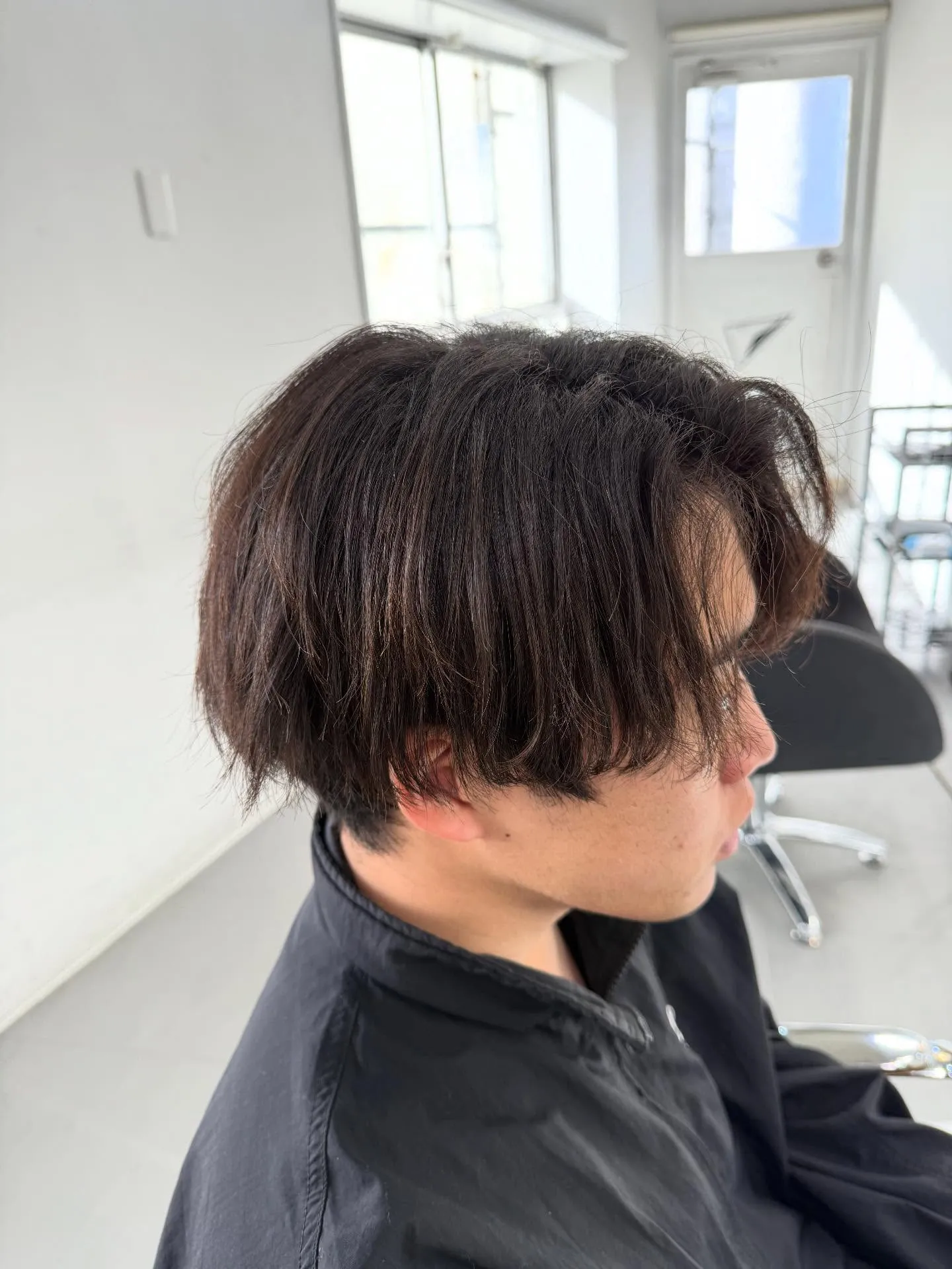 メンズ縮毛矯正で朝が楽になる好印象ヘアです😎