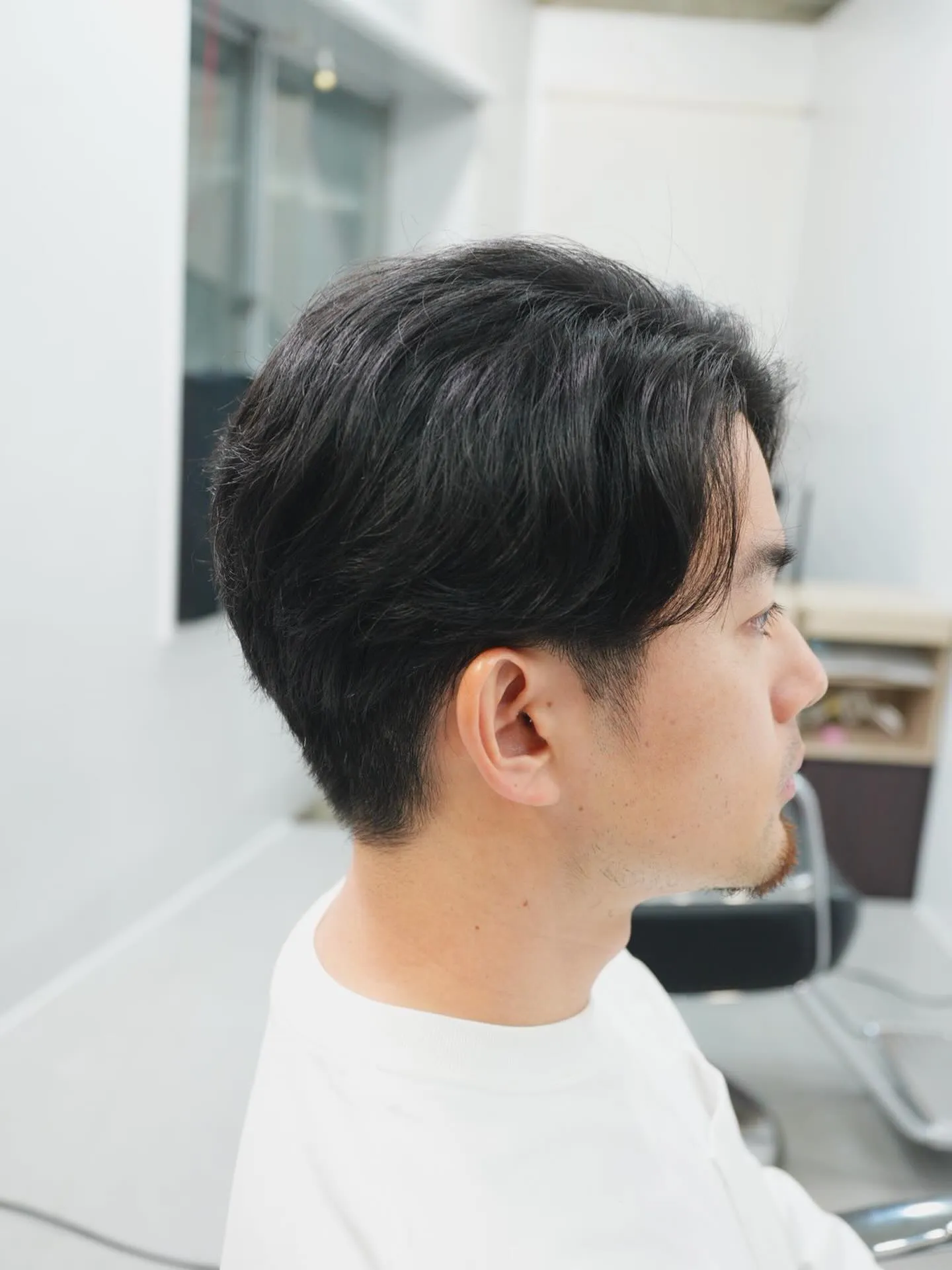 癖を活かした毛流れヘアがスタイリング剤要らずで実現可能。